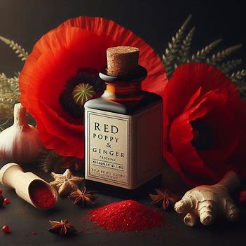 Barras de cera fundida de amapola roja y jengibre