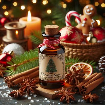 Aceite aromático de especias navideñas