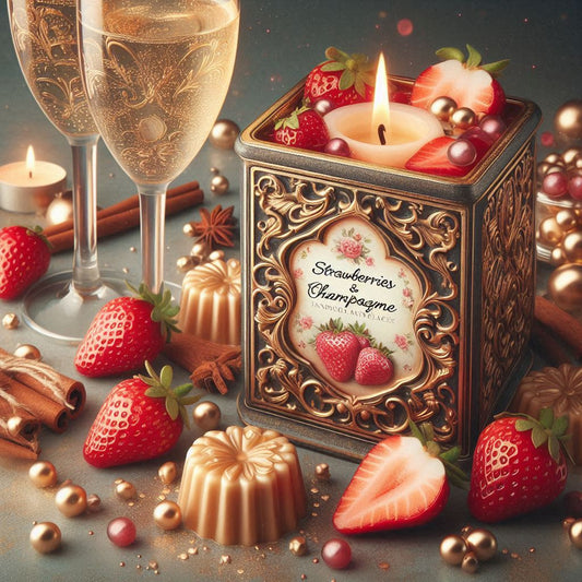 Strawberries & Champagne Wax Melt Snapbar